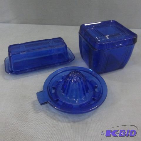 Cobalt Refrigerator Dishes