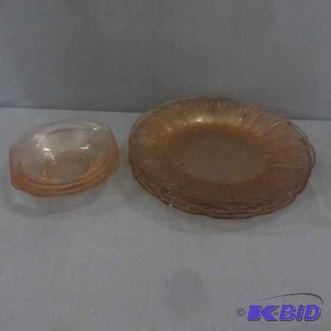 Pink Depr Cherry Blossom Dishes