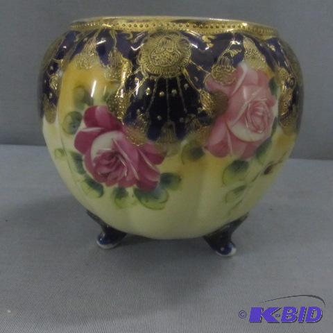 Nippon Hand Painted Planter