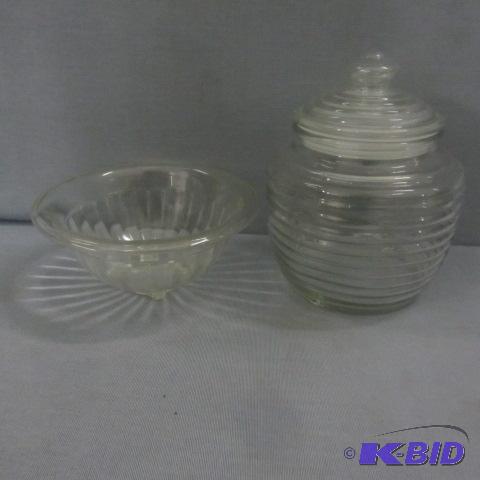 Beehive Cookie Jar, Fancy Bowl