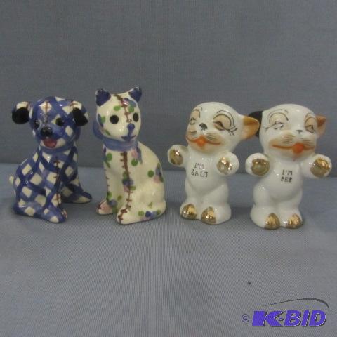 Dog & Cat Salt & Pepper Sets