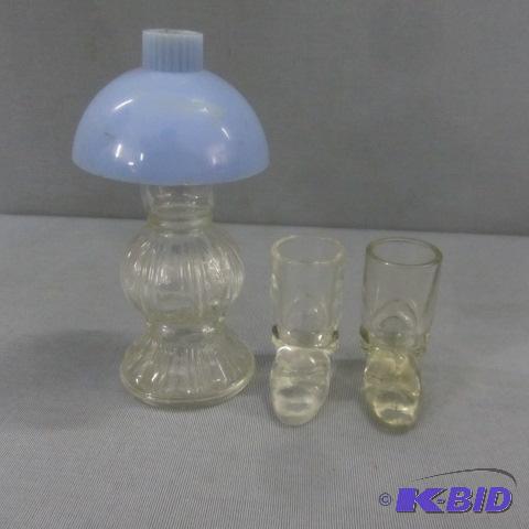 Glass Figural Candy Containers