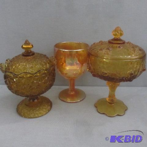 Fenton Compotes, Carnival Goblet