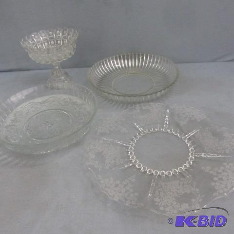 Fancy Glass Serving Pieces