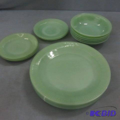 Fire King Jadeite Dinner Ware Pieces