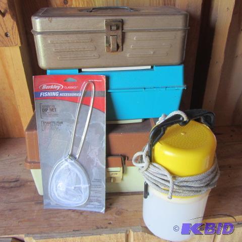 Three Tackle Boxes