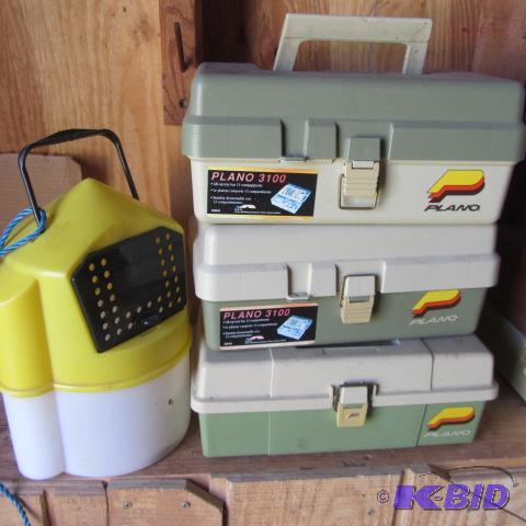 Three Plano Tackle Boxes