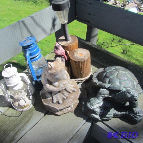 Frog, Turtle, Lanterns