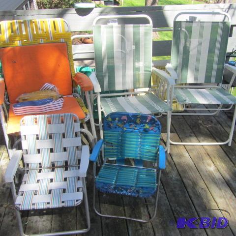 Lawn Chairs, Adult & Childs