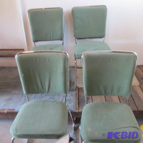 Chrome Stacking Chairs