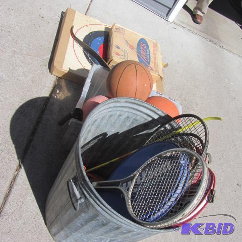 Sports Balls, Racquets