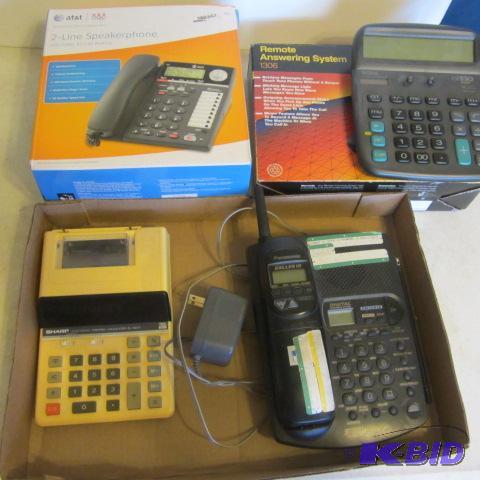Phones, Answer Machines, Calculators