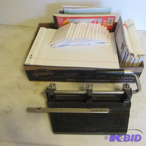Three Hole Punch, Notepads