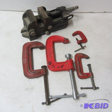 Machining Vise, C-clamps