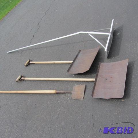 Roof Rake, Shovels, Scraper