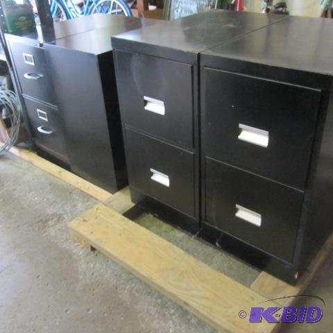 Four File Cabinets