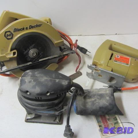 B&D Circular Saw, Saber, Sander