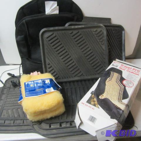 Wash Mitts, Floor Mats, Heated Cushion