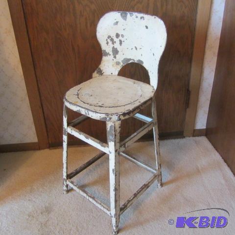 Vintage Metal Stool