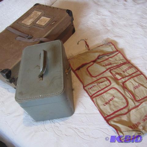 Antique Shipping Carton, Overnight Case