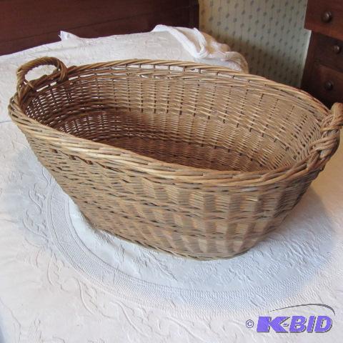 Wicker Laundry Basket