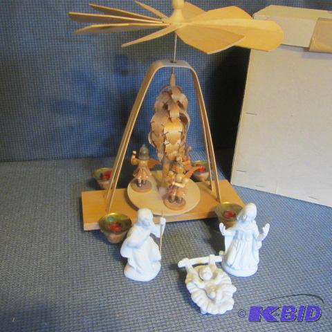 Angel Candle Pyramid, Porcelain Family
