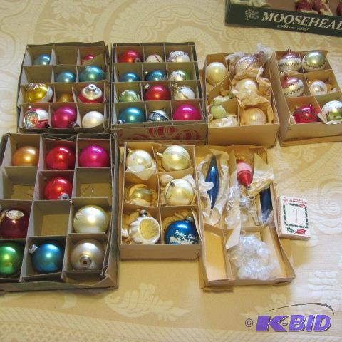 Vintage Glass Ornaments