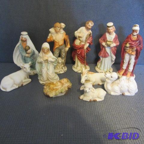 Ceramic Nativity Set