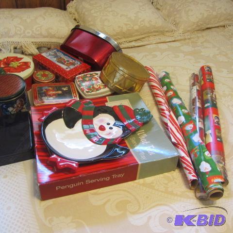 Tins, Penguin Tray, Paper