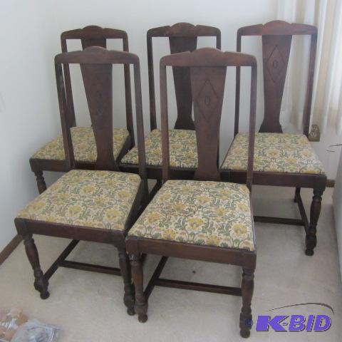 Five T-Back Dine Chairs
