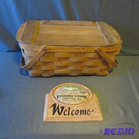 Wicker Picnic Basket