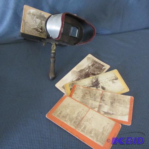 Stereoptic Viewer & Cards