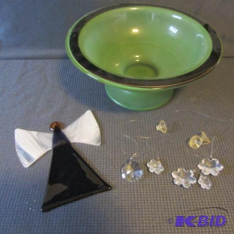 Vintage Bowl, Prisms, Sun Catcher