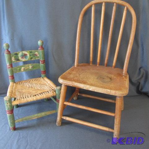 Bentwood Childs Chair & Doll Chair