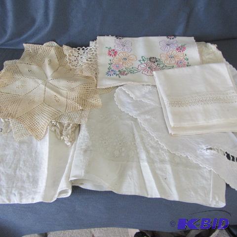 Fancy Embroidered Linens