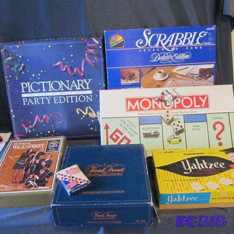 Scrabble, Monopoly, Games