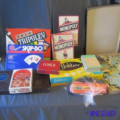 Card, Yahtzee & Dominos