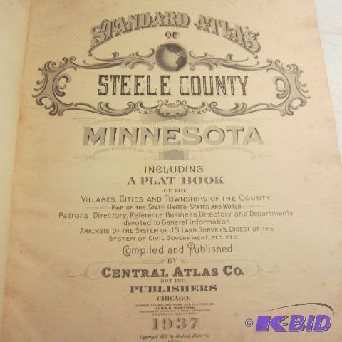 Steele County 1937 Atlas