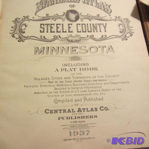 Steel County 1937 Atlas & Tax Rolls