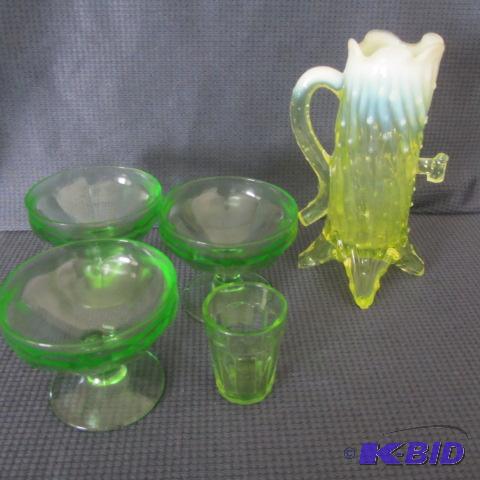Vaseline & Depression Glass