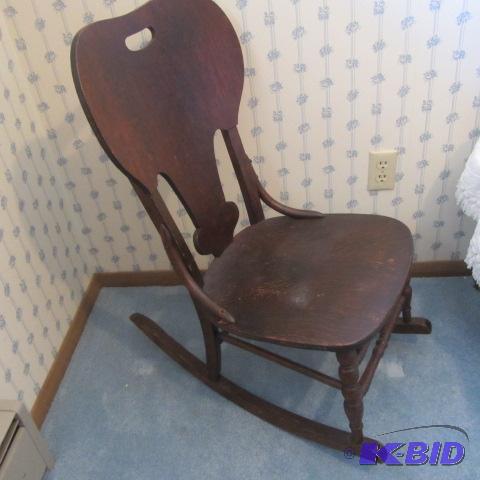 Antique Ladies Sewing Rocker