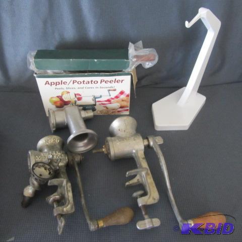 Apple Peeler, Food Grinders