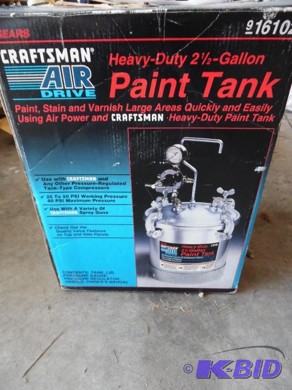 Paint tank