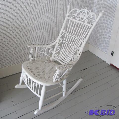 Antique Wicker Rocker