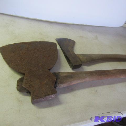 Antique Broad Axe, Splitting Axe