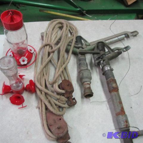 Sprinkler Heads, Stretcher, Feeders