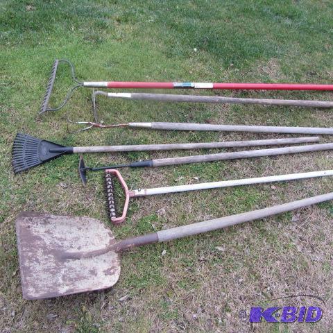 Shovel, Thatcher, Rake