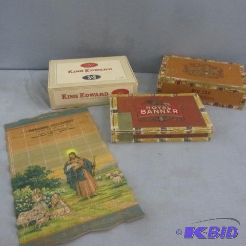 lot 114 image: Cigar Boxes, Advertising