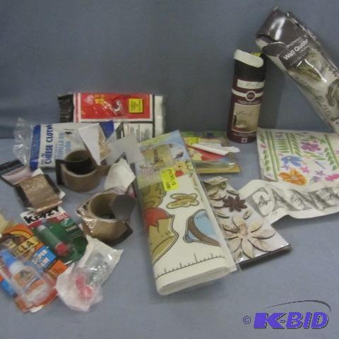 lot 28 image: Wall Quotes, Craft Supplies