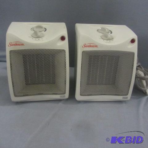 lot 34 image: Sunbeam Electric Heaters